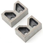 Kimllier 5 Inch Cast Iron V-Block Precision Workholding Tool-0
