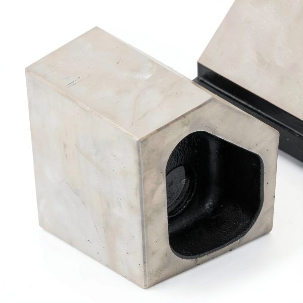 Kimllier 5 Inch Cast Iron V-Block Precision Workholding Tool-3