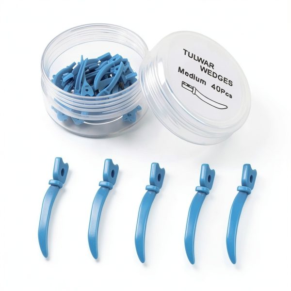 Zhengtong Orthodontic Matrix Wedge Rounded Tip with Teflon Tape-0