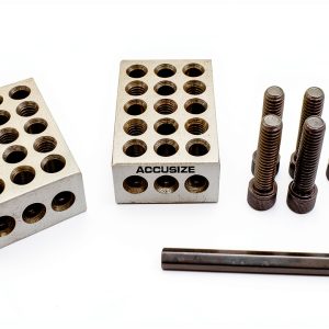 Accusize EG02-0408 Gage Block Set 2-Block 1-2-3 Color HRC 56-60-0