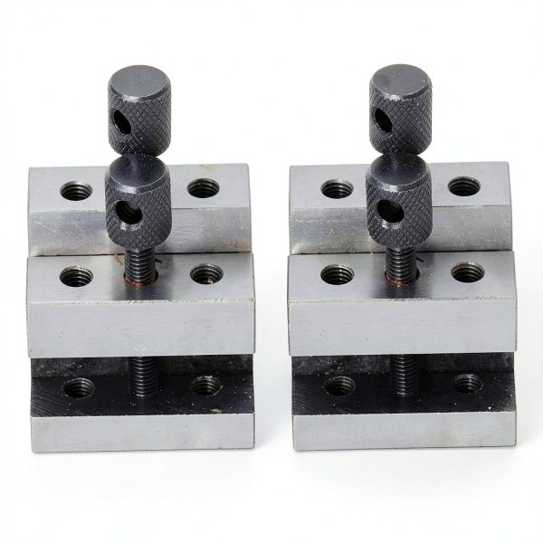 Thomletha V-Block Set with Clamps – 0.0002in Accuracy, Steel, 2‑Piece-4