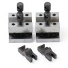 Thomletha V-Block Set with Clamps – 0.0002in Accuracy, Steel, 2‑Piece-2