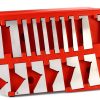 Accusize Hardened Steel Gage Block Set EJ99-2117 13.39x2.76x8.66in-3