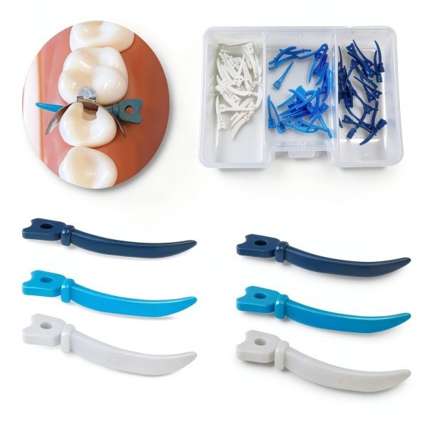 Zhengtong Orthodontic Matrix Wedge Rounded Tip with Teflon Tape-6