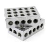 YKWYKW Precision Steel Gage Block Set 1-2-3 Drillblock with 23 Holes-1
