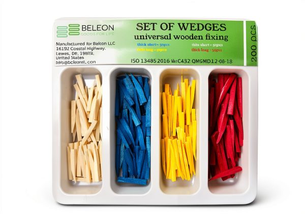 Beleon Wooden Orthodontic Matrix Wedges 200pcs Birch Maple-0