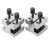 Thomletha V-Block Set with Clamps – 0.0002in Accuracy, Steel, 2‑Piece-3