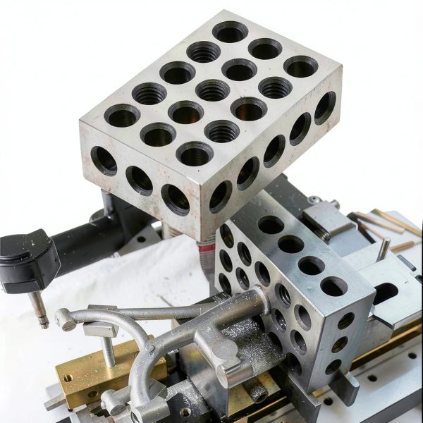 YKWYKW Precision Steel Gage Block Set 1-2-3 Drillblock with 23 Holes-6