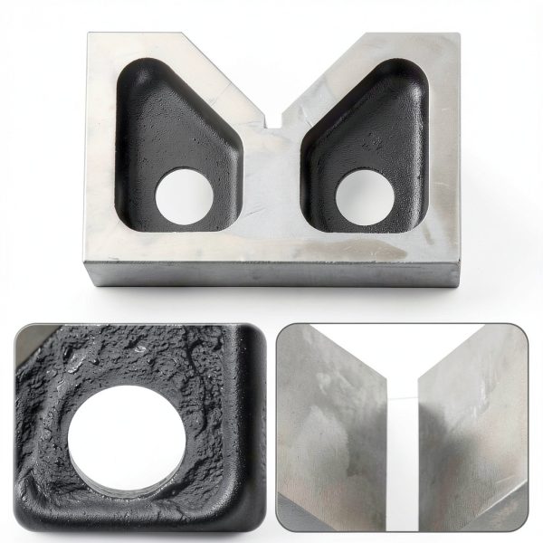 Kimllier 5 Inch Cast Iron V-Block Precision Workholding Tool-1