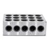YKWYKW Precision Steel Gage Block Set 1-2-3 Drillblock with 23 Holes-2