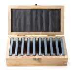 Findmall Gage Block Set 10 Matched Pairs Alloy Steel Precision-0
