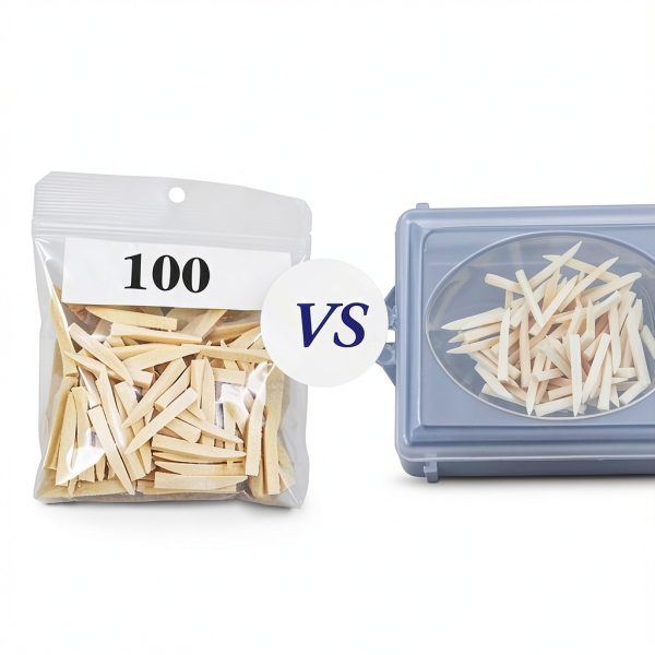 JEVOLVE Dental Wooden Wedges Assorted Sizes Crafting Supply-5