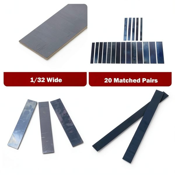 Findmall Alloy Steel Height Gauge Combo 20 Matched Pairs 1/32-4