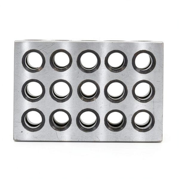 YKWYKW Precision Steel Gage Block Set 1-2-3 Drillblock with 23 Holes-3