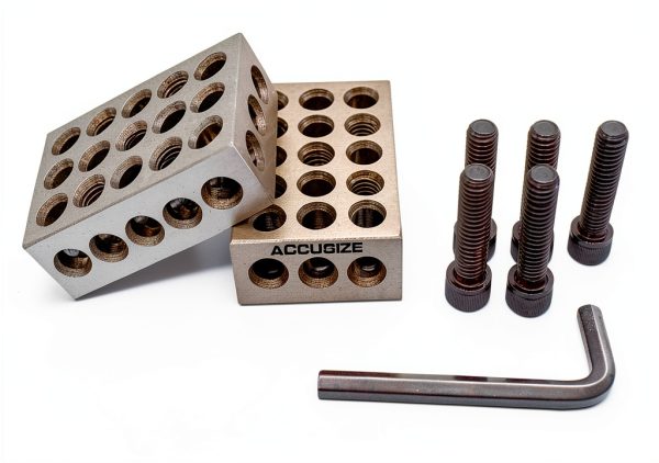 Accusize EG02-0408 Gage Block Set 2-Block 1-2-3 Color HRC 56-60-1