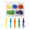 RWBATT Dental Diamond Matrix Wedges Plastic Double‑Sided 3 Pack-0