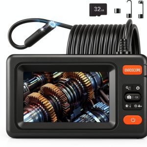 VXGDOE AH43‑1 4.3" HD Camera with 16.4ft Semi‑Rigid Borescope, 8 LED-0