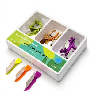 Shuodi Plastic Orthodontic Matrix Wedge Set with Stainless Steel Knife-0