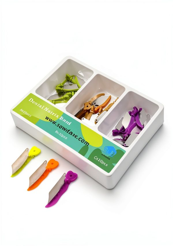 Shuodi Plastic Orthodontic Matrix Wedge Set with Stainless Steel Knife-0