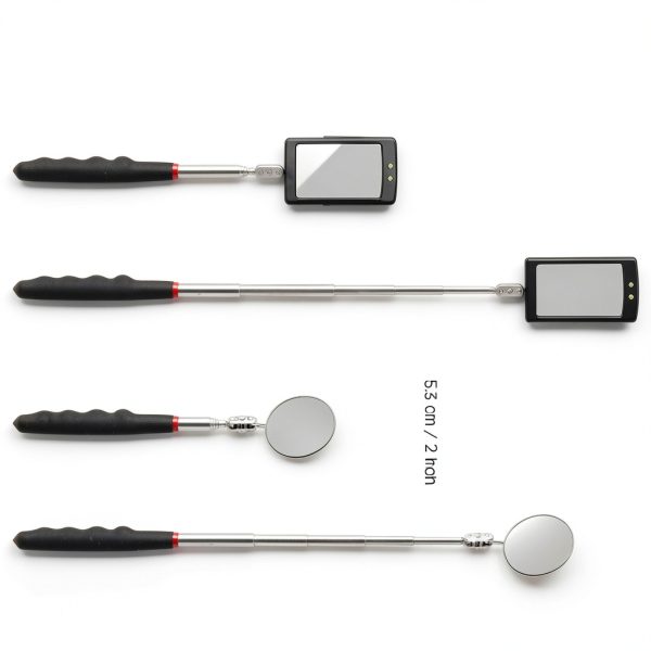 Frienda Lighted Telescoping Inspection Mirror 2 Piece LED Extension-1