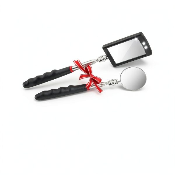 Frienda Lighted Telescoping Inspection Mirror 2 Piece LED Extension-6