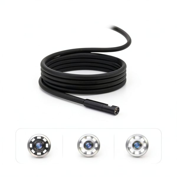 Teslong Dual Lens Endoscope with Light, Mechanic Borescope Inspection Camera, Fiber Optic Scope, Flexible Snake Probe for Automotive, HVAC, Wall & Home Inspections (16.5FT)-4