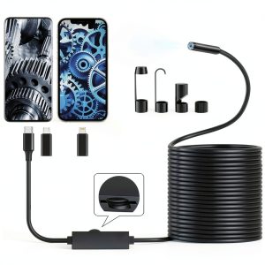 Endoscope Camera Matrixcamp 16.4ft Borescope 8 LED 1920P HD Waterproof-0