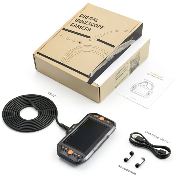 Teslong Dual Lens Endoscope with Light, Mechanic Borescope Inspection Camera, Fiber Optic Scope, Flexible Snake Probe for Automotive, HVAC, Wall & Home Inspections (16.5FT)-8