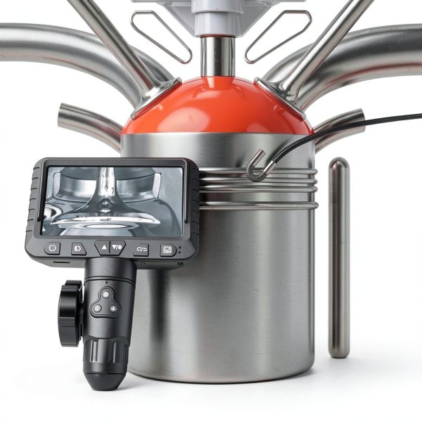 DXZtoz Two-Way Articulating Borescope with 0.33in Camera 5.5ft Display-2