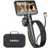 DXZtoz Two-Way Articulating Borescope with 0.33in Camera 5.5ft Display-0