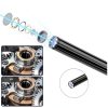 Endoscope Camera with Light, 1920P HD Borescope Inspection Camera with 8 Adjustable LEDs, IP67 Waterproof Semi-Rigid Snake Cable for Android, iPhone, and iPad(16.4ft, Single Lens)-1