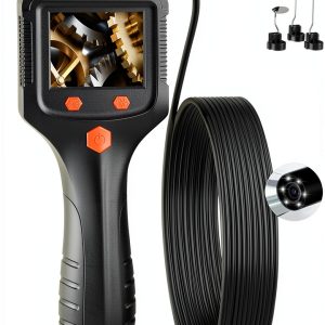 Daxiongmao Borescope,Endoscope Camera with Light, 1080P HD Borescope Tools with 8 Adjustable LED Lights, Endoscope with 11.5ft Semi-Rigid Snake Camera, Gadgets for Men-0
