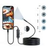Endoscope Camera with Light, 1920P HD Borescope Camera for iPhone, 16.4 Ft Semi-Rigid Snake Camera - 8 Adjustable LEDs, IP67 Waterproof Inspection Tools for iOS and Android, Cool Gadgets for Men-3